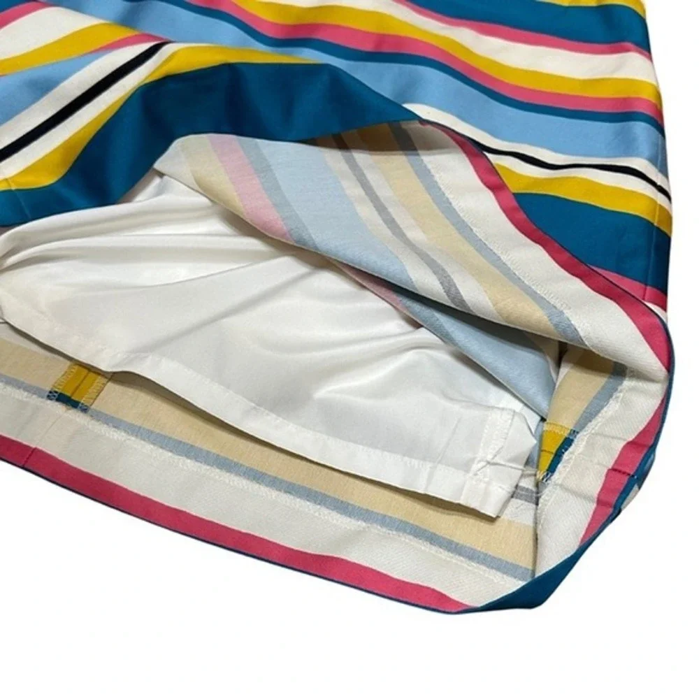 Anne Taylor LOFT Striped Color Block Pencil‎ Skirt Size 12